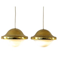Pair of Pendant Lamps by Henning Koppel