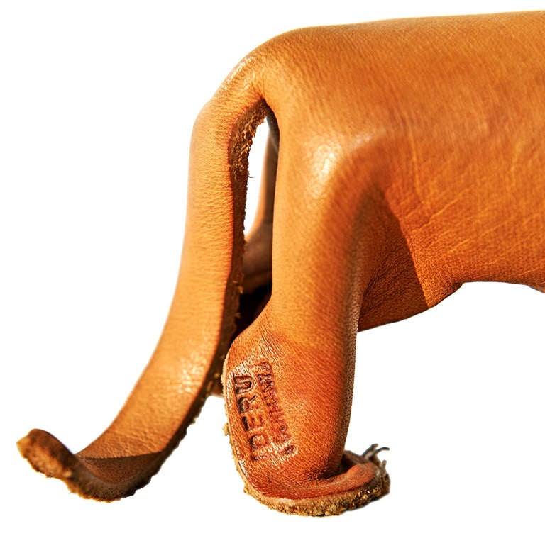 Modern Leather Dachshund by Deru of Germany