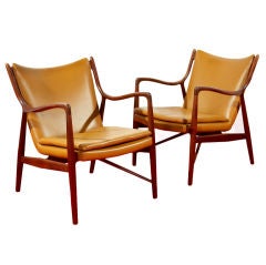 Pair of "NV-45" Chairs by Finn Juhl