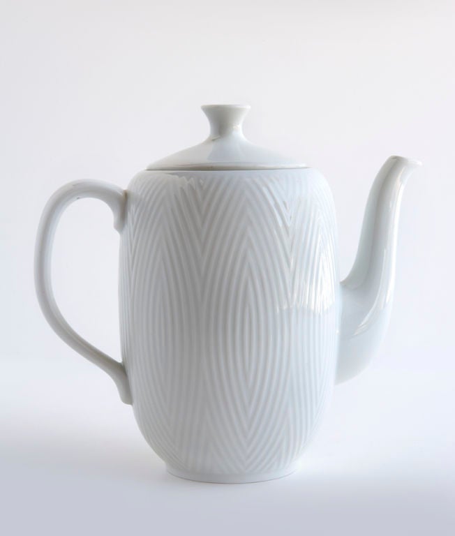 Porcelain Coffee Pot by Axel Salto