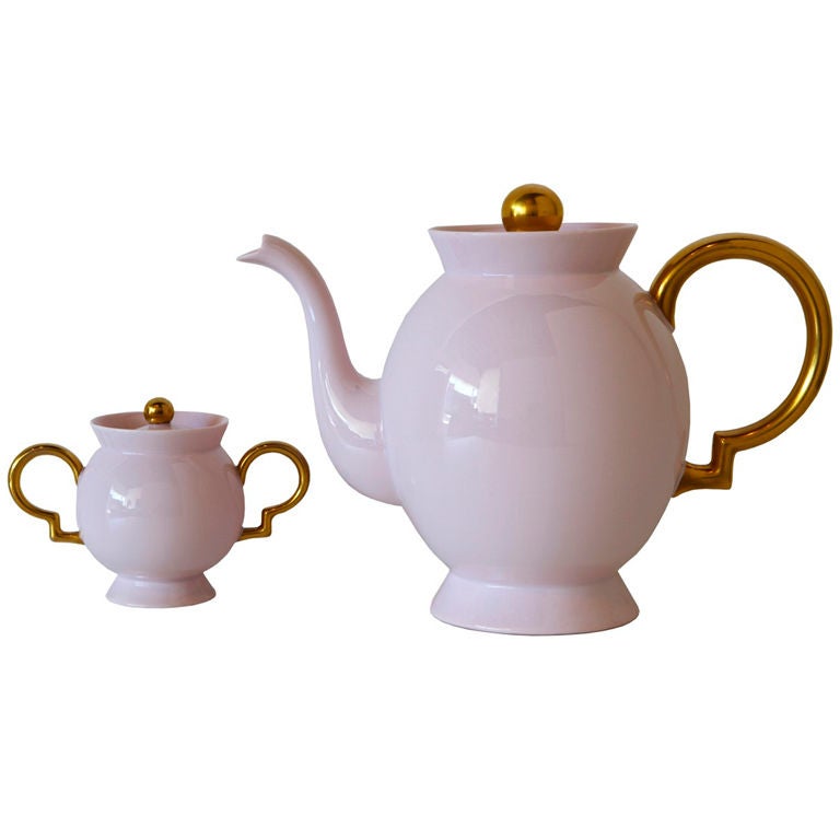 Porcelain Tea Set by Gio Ponti