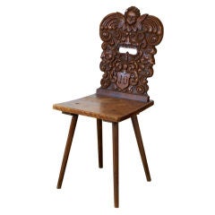 Antique 19th Century Swiss Chair