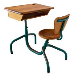 Vintage "Bureau d'Écolier" by Jean Prouvé