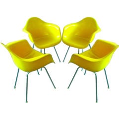 Four "DAX" Armchairs by Charles Eames