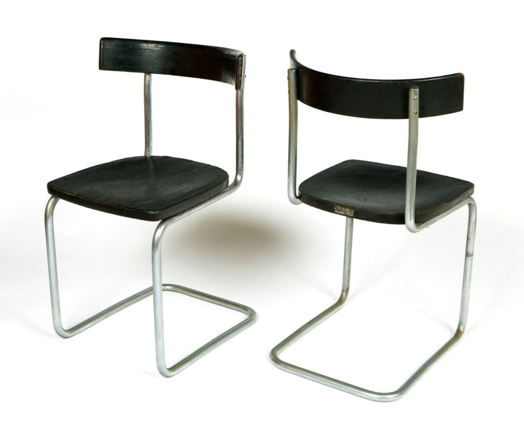From around 1930, Angelo Luigi Colombo's factory in Milan, Italy produced a version of the famous Mart Stam cantilever chair under license from Thonet. The Colombo company has a fascinating and varied output, best known for being the world's premier