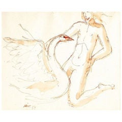 "Leda and the Swan" by Wilhelm Kåge 11