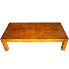 Carpathian Elm Burl Coffee Table by Stewart MacDougall