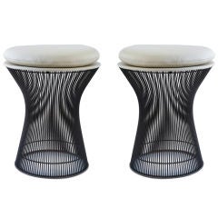 Vintage Pair of Stools by Warren Platner