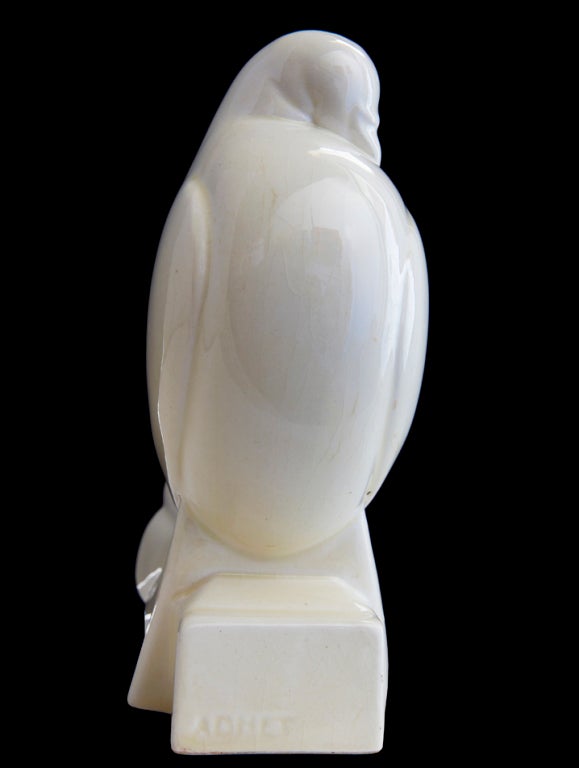 Faïence Sculpture by Jacques Adnet 1