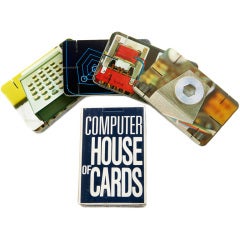 Vintage "Computer House of Cards" by Charles Eames