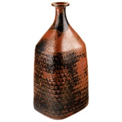 Vintage Very Large Bottle-Form Vase by Stig Lindberg