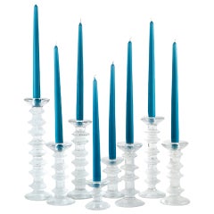 Set of Eight Candlesticks by Timo Sarpaneva
