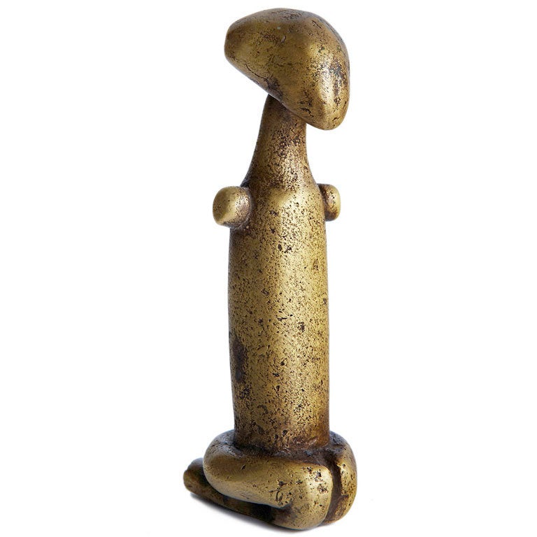 Kulango Brass Figure For Sale at 1stDibs