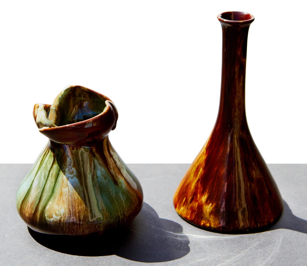 Glazed Vases by Christopher Dresser