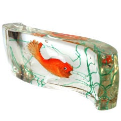 Alfredo Barbini Fish Block, Murano, Italy