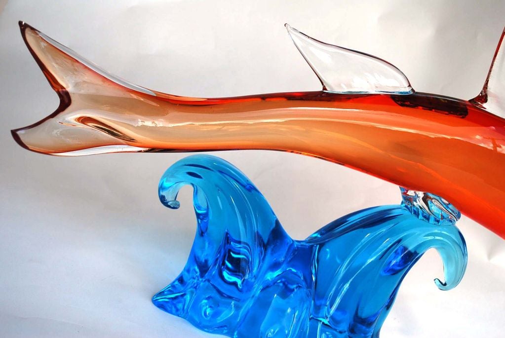 Massive Salviati Fish Sculpture, Murano, Italy For Sale 6