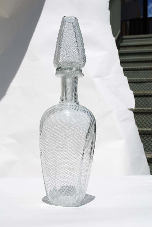 Decanter by Carlo Scarpa for Venini