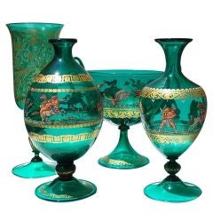 Vintage Collection of Venetian Vases & Urns