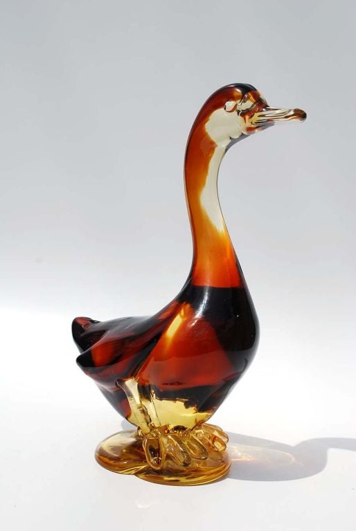 Blown Glass Collection of Murano Birds Figurines