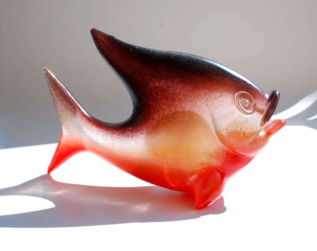 Collection of Murano Fish Figuringes including Seguso