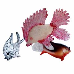 Collection of Murano Fish Figuringes including Seguso