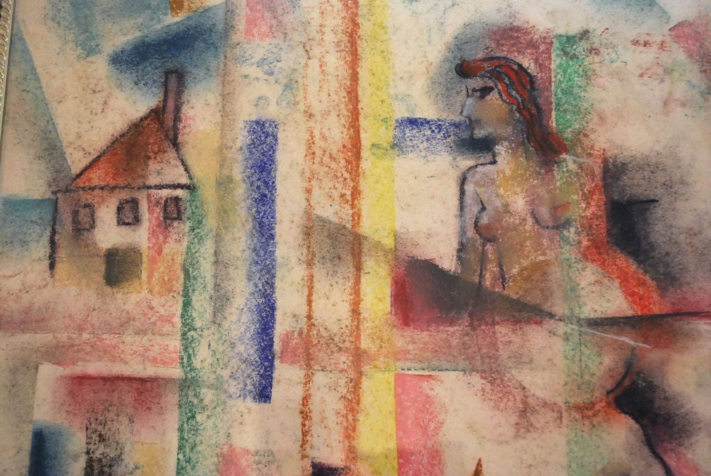American Francis Revesz Ferryman Painting For Sale