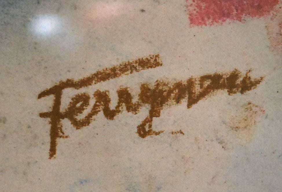 Francis Revesz Ferryman Painting For Sale 2