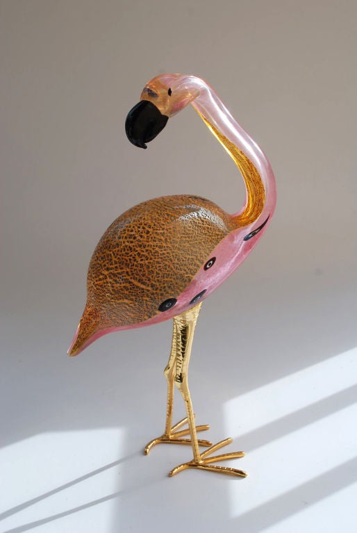 Luigi Mellara, Pair of Flamingos 3