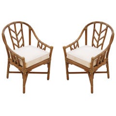 Pair of  Armchairs by McGuire