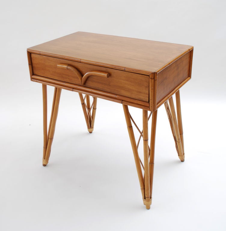 Nightstand or end/side table with single drawer.  *Notes: There is no sales tax on this item if it is being shipped out of the state of Florida (Objects20c/Objects In The Loft will need a copy of the shipping document). Please feel free to e-mail or