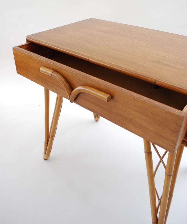 Rattan Nightstand or End Table 3
