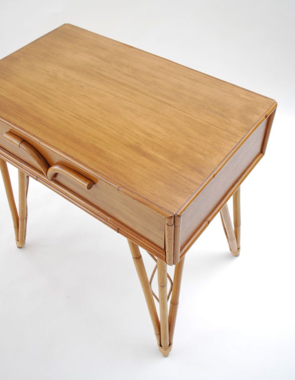 Rattan Nightstand or End Table 5