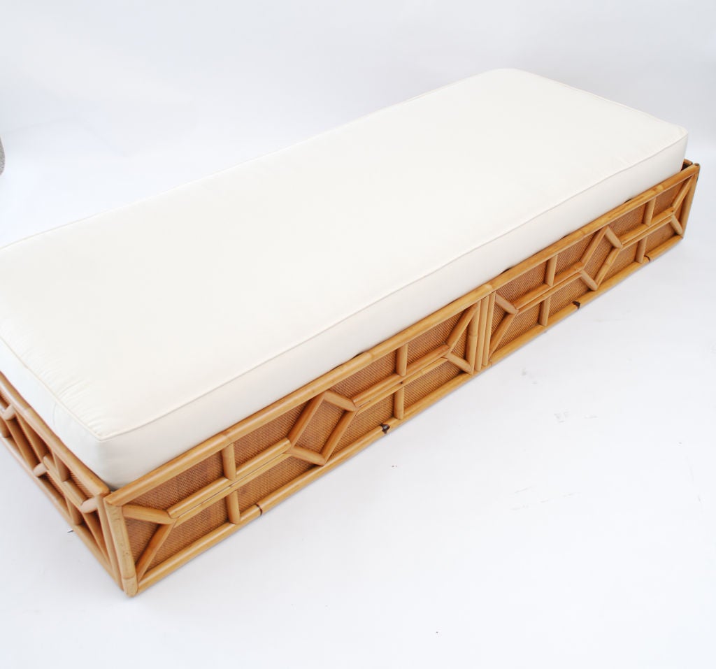 Rattan & Cane Daybed For Sale 1