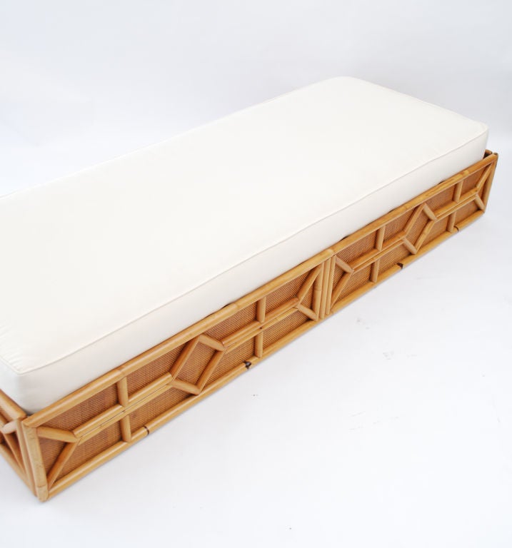 Rattan & Cane Daybed For Sale 2