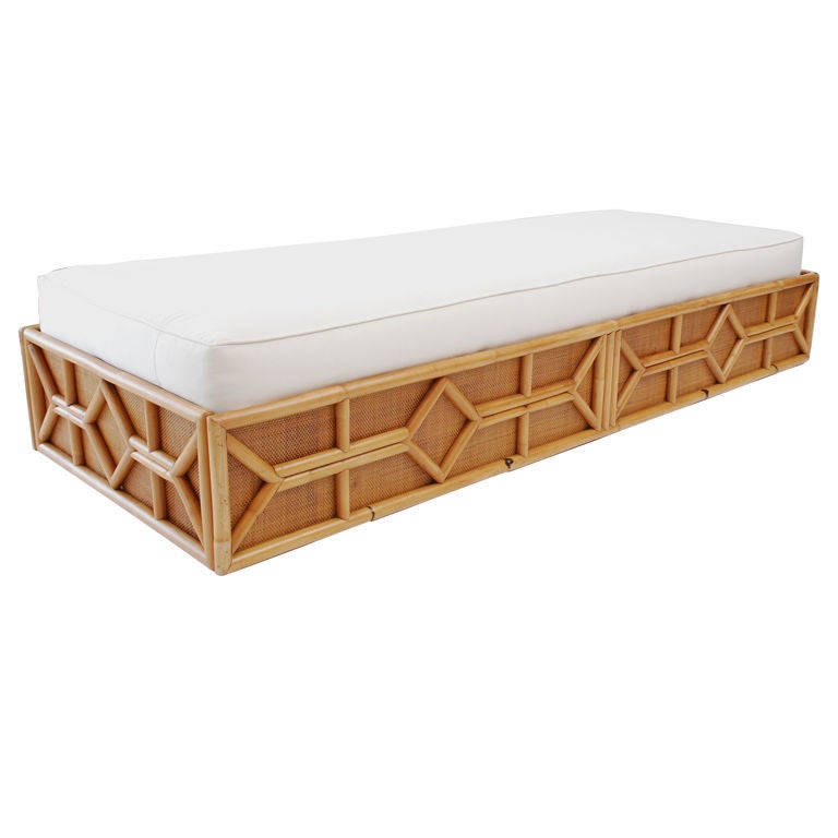 Rattan & Cane Daybed For Sale