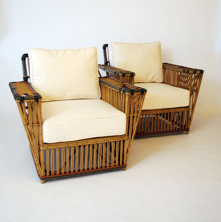 Fine & Rare Art Deco Split Reed Living Room Suite