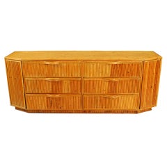 Retro Rattan Cabinet/Dresser