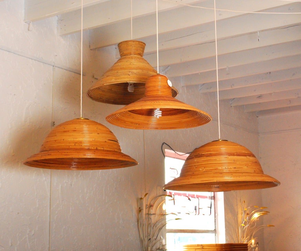 Reed Chandeliers, Several Available