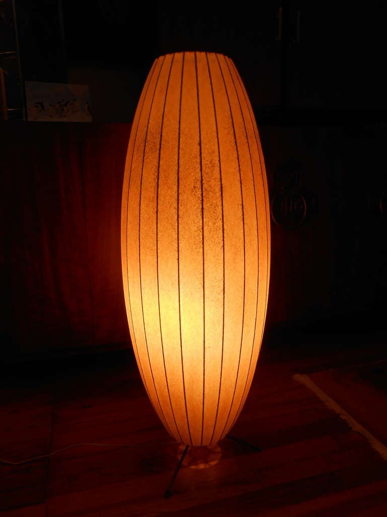 Mid-Century Modern Period George Nelson Cigar Form Bubble Lamp