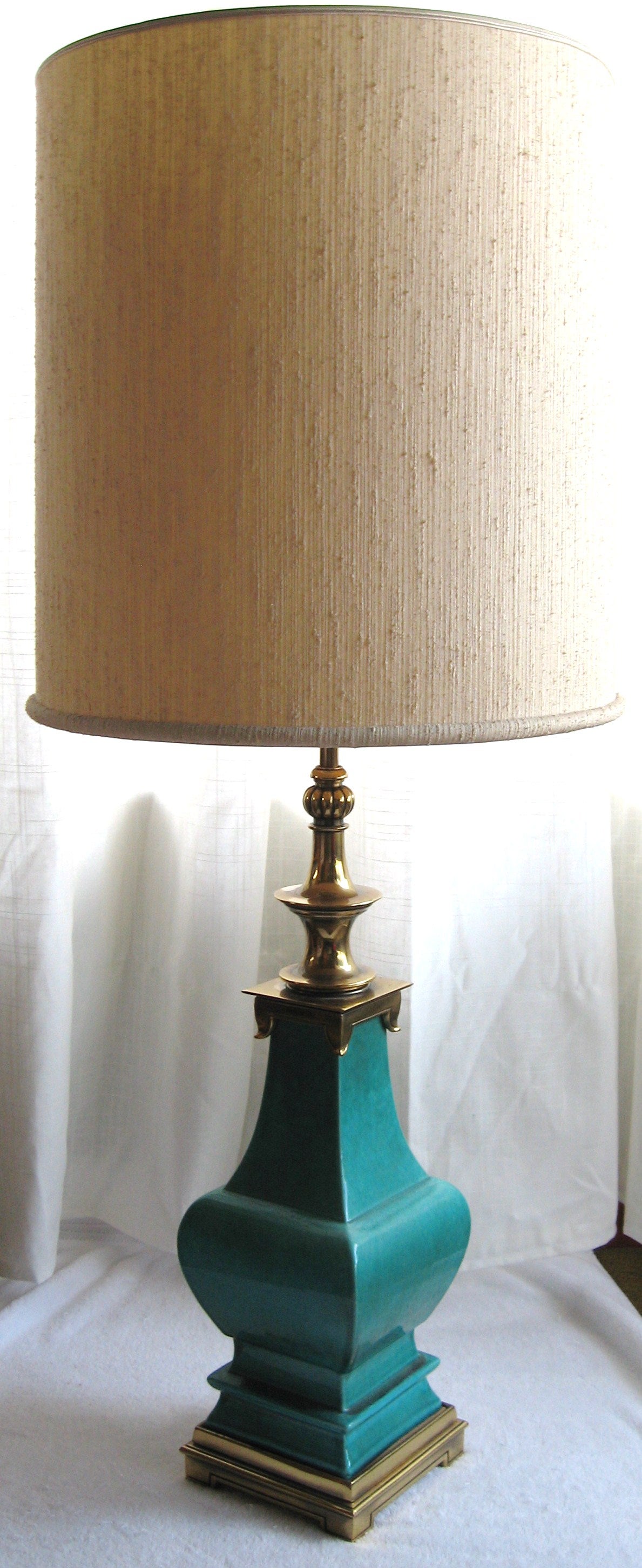 Large Asian Form Stiffel Table Lamp