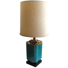 Retro Hollywood Regency Style Stiffel Asian Form Table Lamp