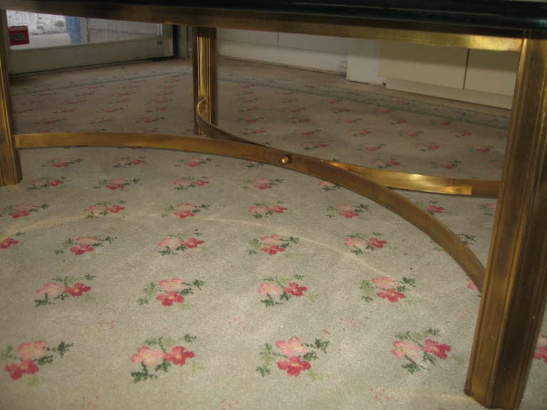 Mastercraft for Baker Furniture Large Brass Coffee Table In Excellent Condition In Southfield, MI