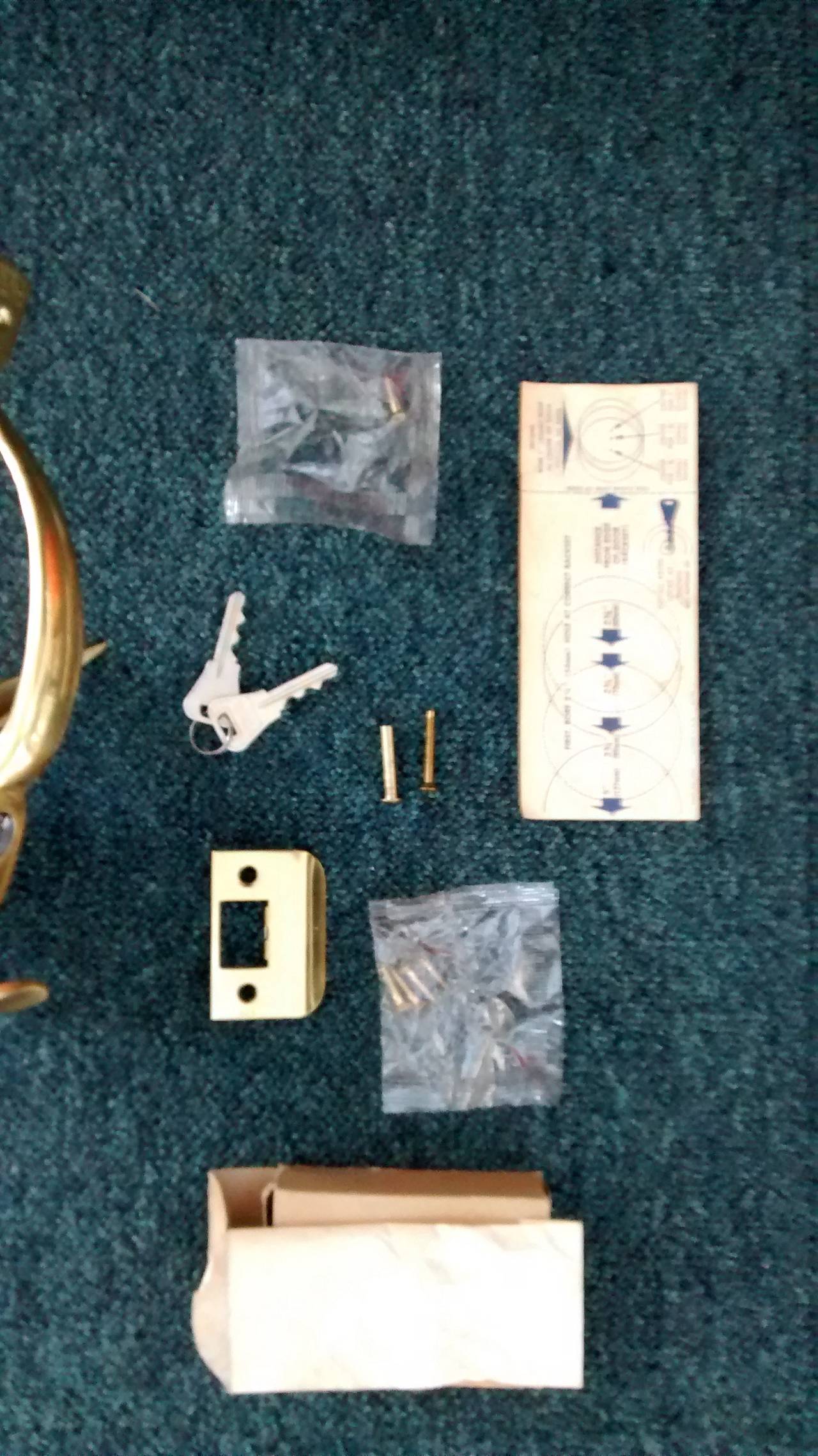 Mid-Century Modern Weiser Lock Company Starburst Mid-Century Door Hardware