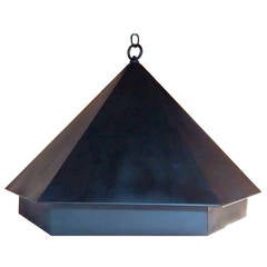Signed Robert Long Chandelier or Ceiling Fixture