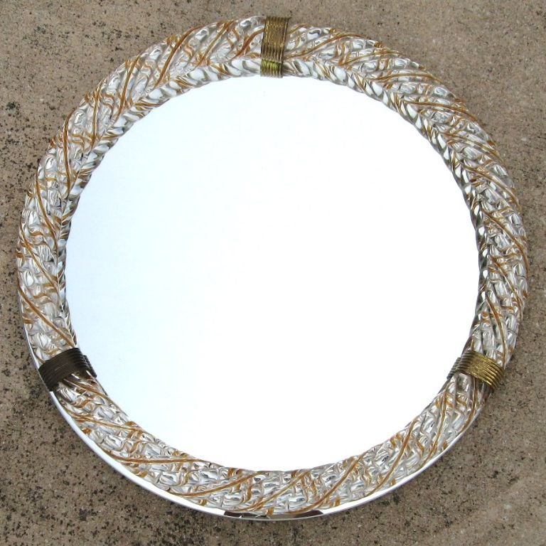 Barbini Italian Murano Vanity or Dresser Tray