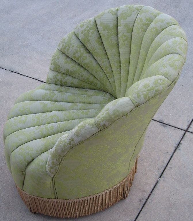 Mid-20th Century Art Deco Period Slipper or Boudoir Chair