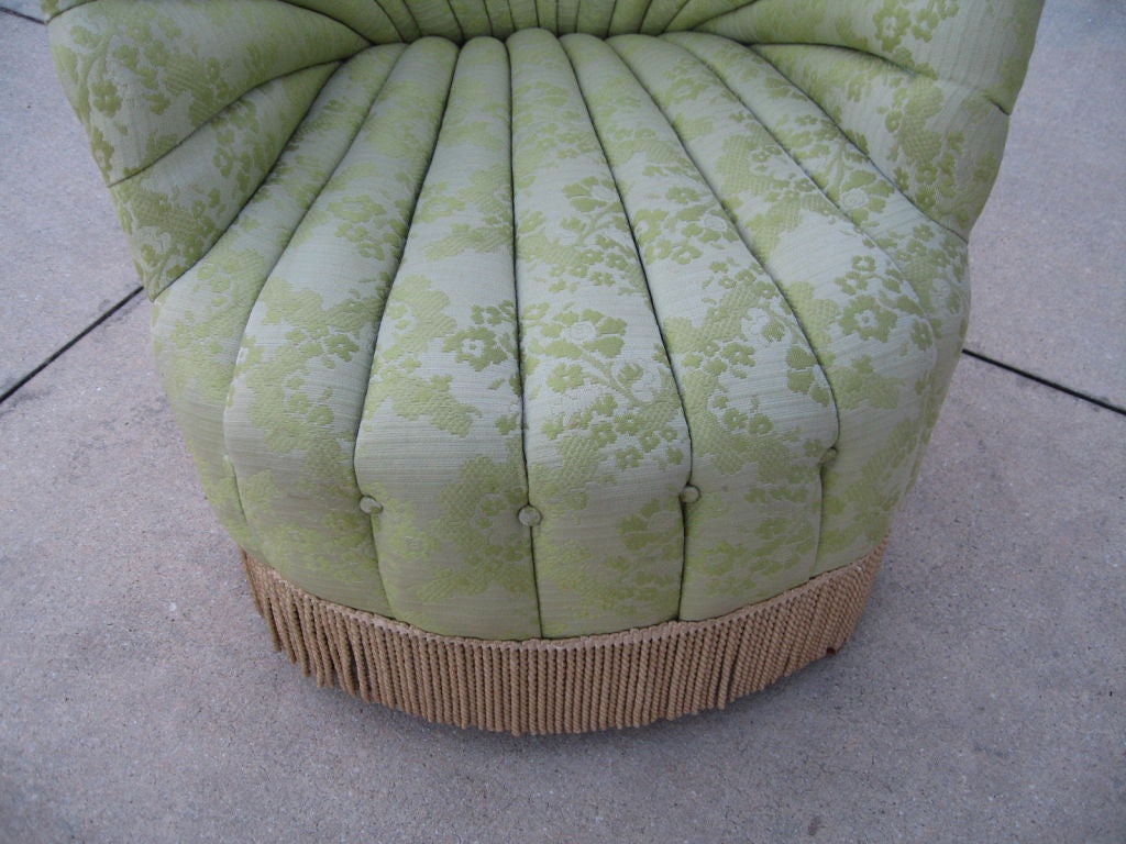Art Deco Period Slipper or Boudoir Chair 2