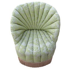 Art Deco Period Slipper or Boudoir Chair