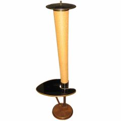 French 1950's Period Atomic Style Floor Lamp Table