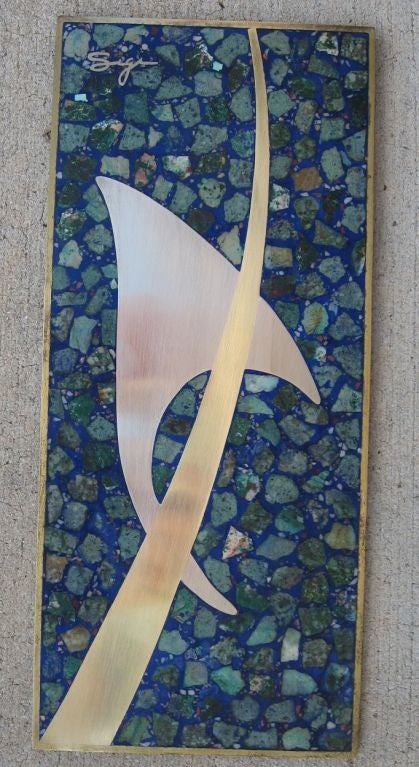 Sigi Pineda Signed Wall Plaque